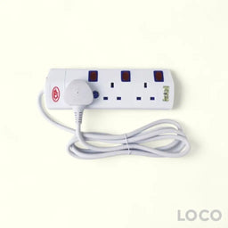 3 Way Socket 2M Model 733N