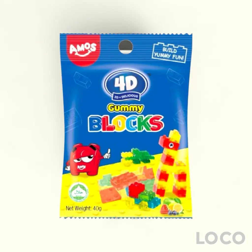 4D Gummy Blocks 40g