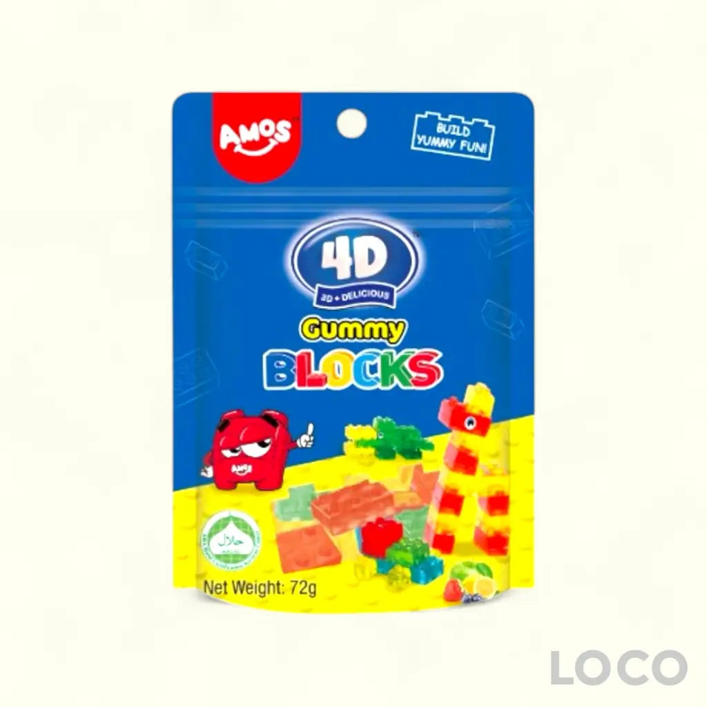 4D Gummy Blocks 72g