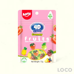 4D Gummy Fruits 65g