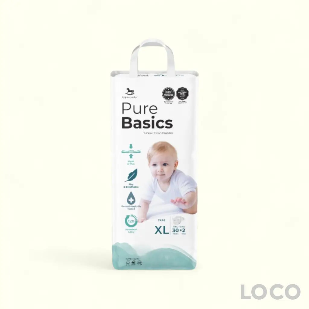 Applecrumby Purebasics Tape Diaper