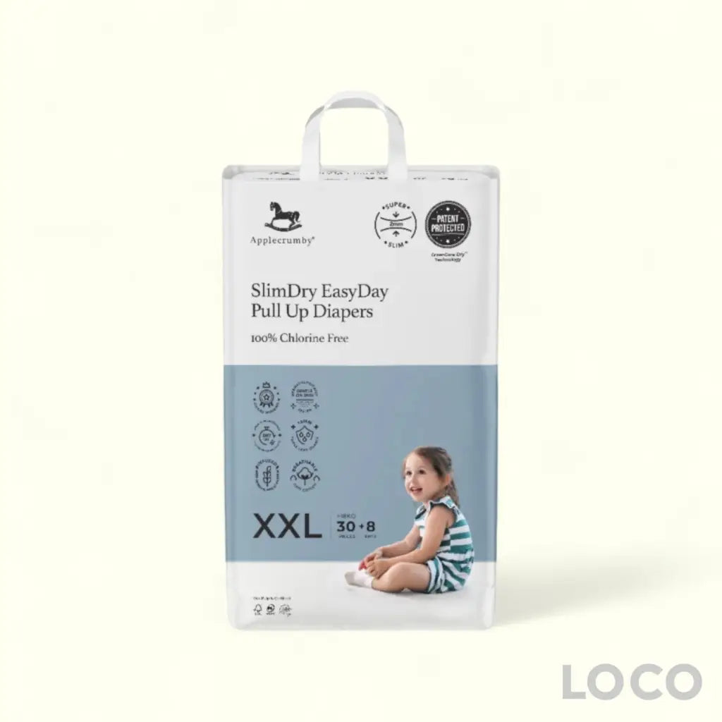 Applecrumby Slimdry Easyday Pull Up Diapers - XXL30