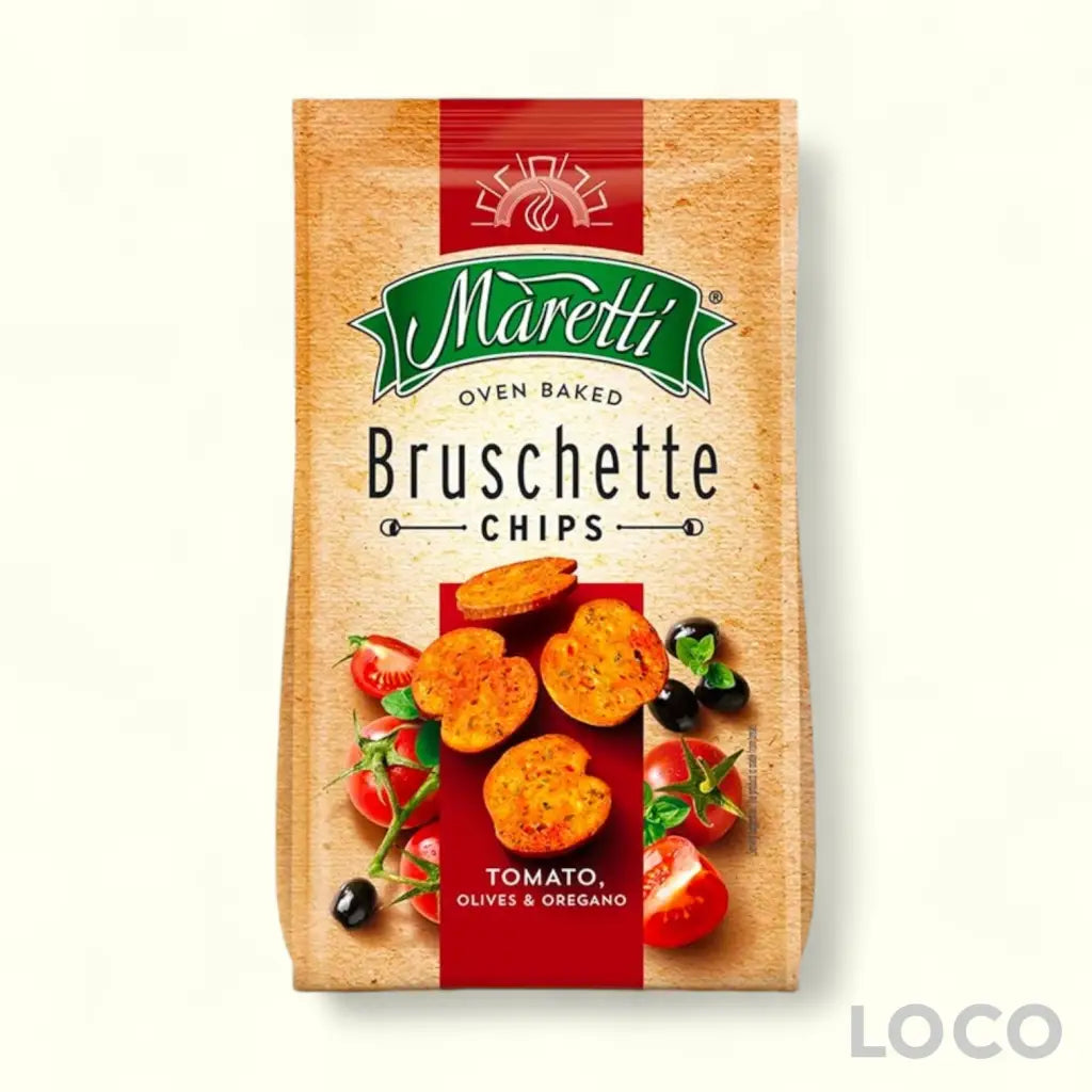 BC Maretti Bruchette Chips 70G - Tomato Olive & Oregano