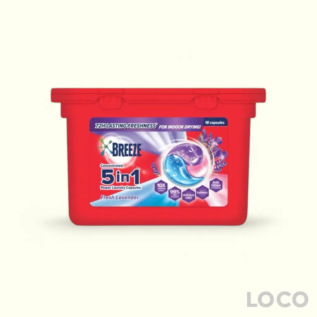 Breeze Capsules 5In1 189G - Laundry