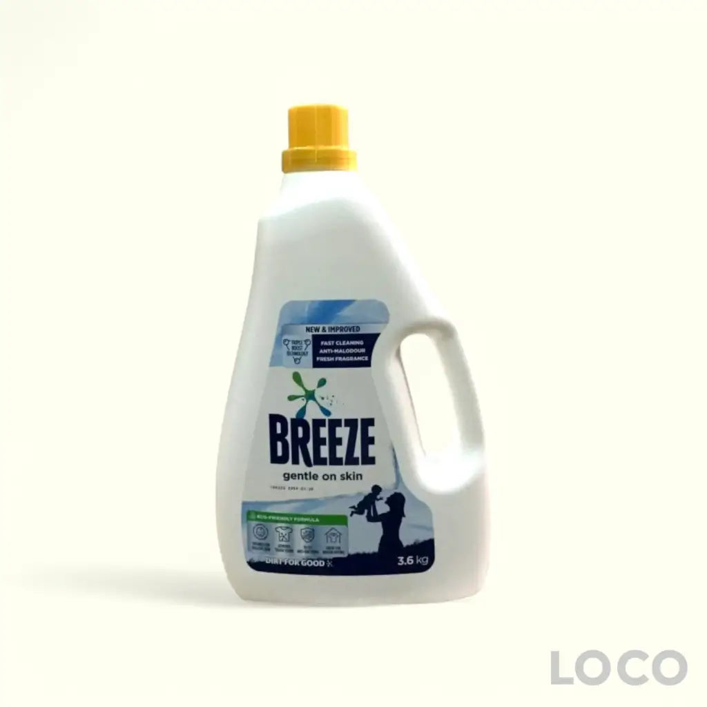 Breeze Liquid 3.6kg - Gentle On Skin 3.6kg - Laundry
