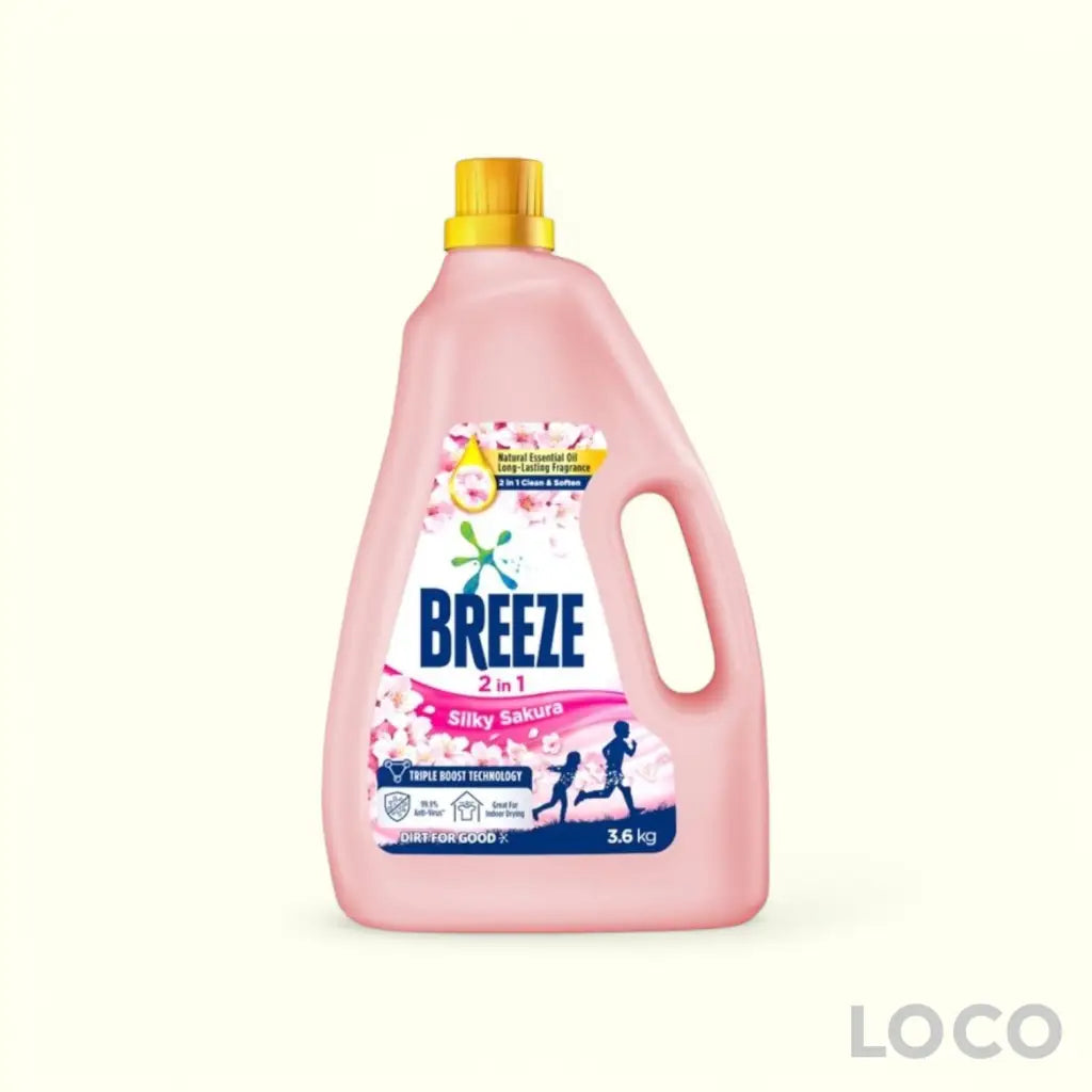 Breeze Liquid 3.6kg - Silky Sakura 3.6kg - Laundry