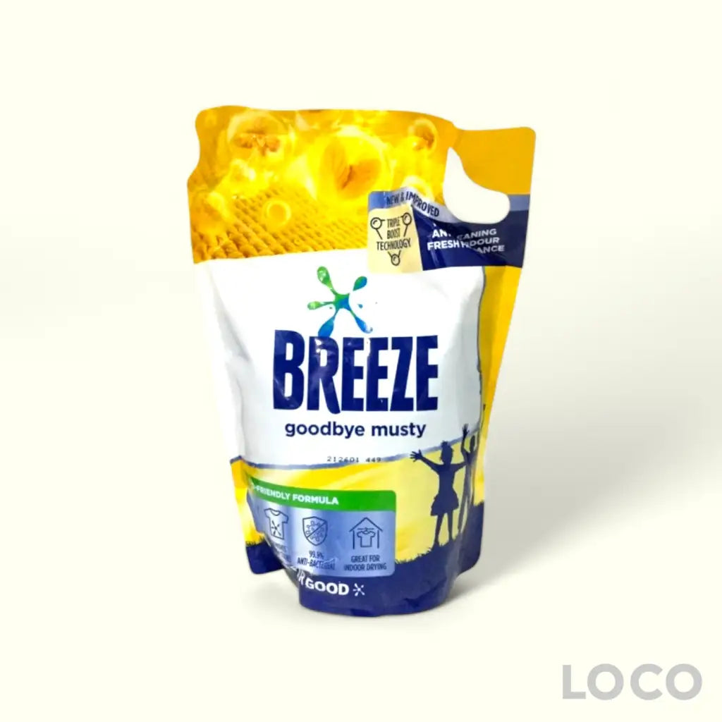 Breeze Liquid Refill 1.5kg - Goodbye Musty 1.5kg - Laundry