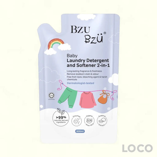 BzuBzu Baby Laundry Detergent and Softener 2-in-1 800ML