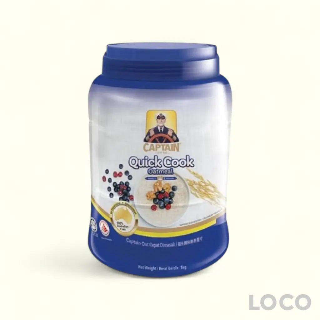 Captain Oats 1kg - Quick Cooking 1kg
