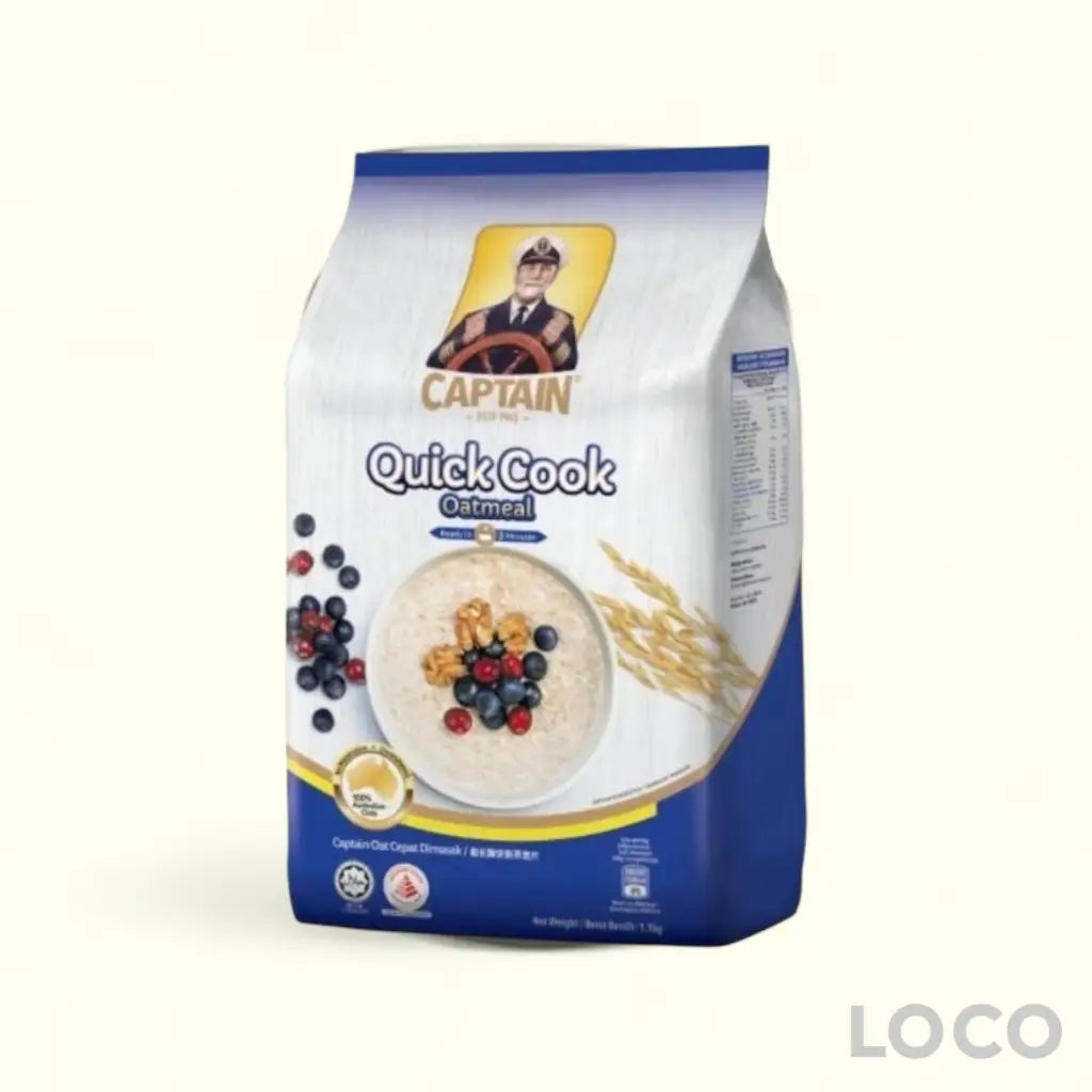 Captain Oats Foil Pack 1.1kg - Quick Cooking 1.1kg