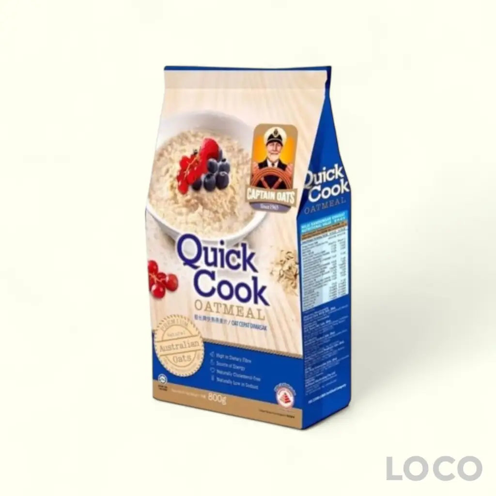 Captain Oats Foil Pack 800g - Quick Cooking 800g