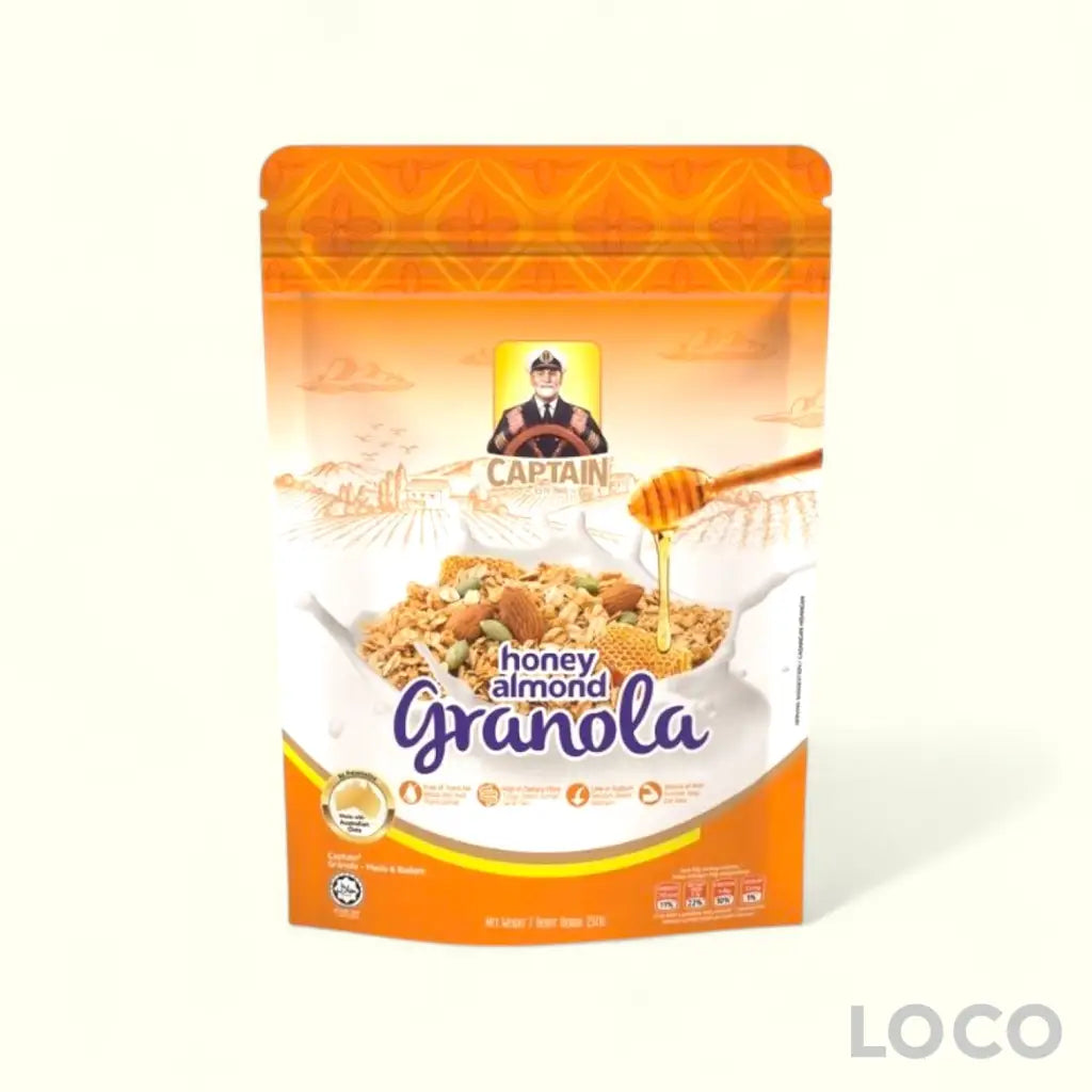 Captain Oats Granola 200g - Honey Almond 200g
