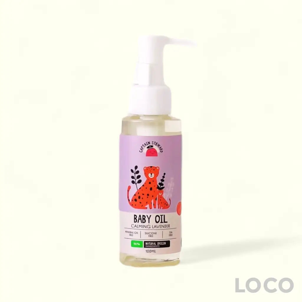 Captain Steward Baby Oil 100ml - Calming Lavender
