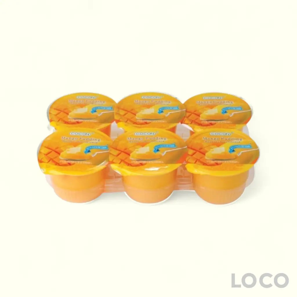 Cocon Fruit Cube Pudding With Nata Decoco 118g x 6s
