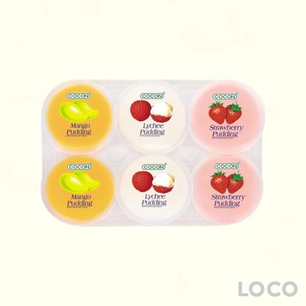 Cocon Pudding With Nata Decoco 80g x 6s