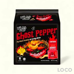 Daebak Pack Ramyeon Ghost Pepper Pack of 4 - Spicy Chicken
