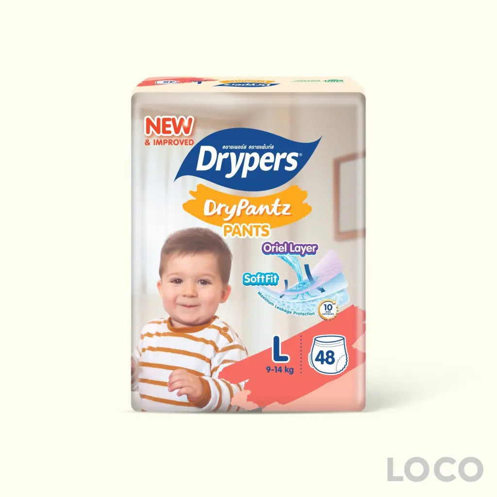 Drypers Drypantz Mega Pack - L 48 - Baby Diapers