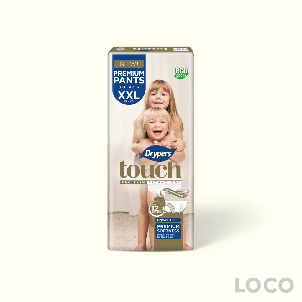 Drypers Touch Pants Mega Pack - XXL 30 - Baby Diapers