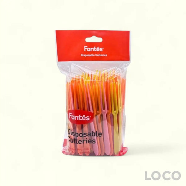 Fantes Disposable 100S Fruit Fork