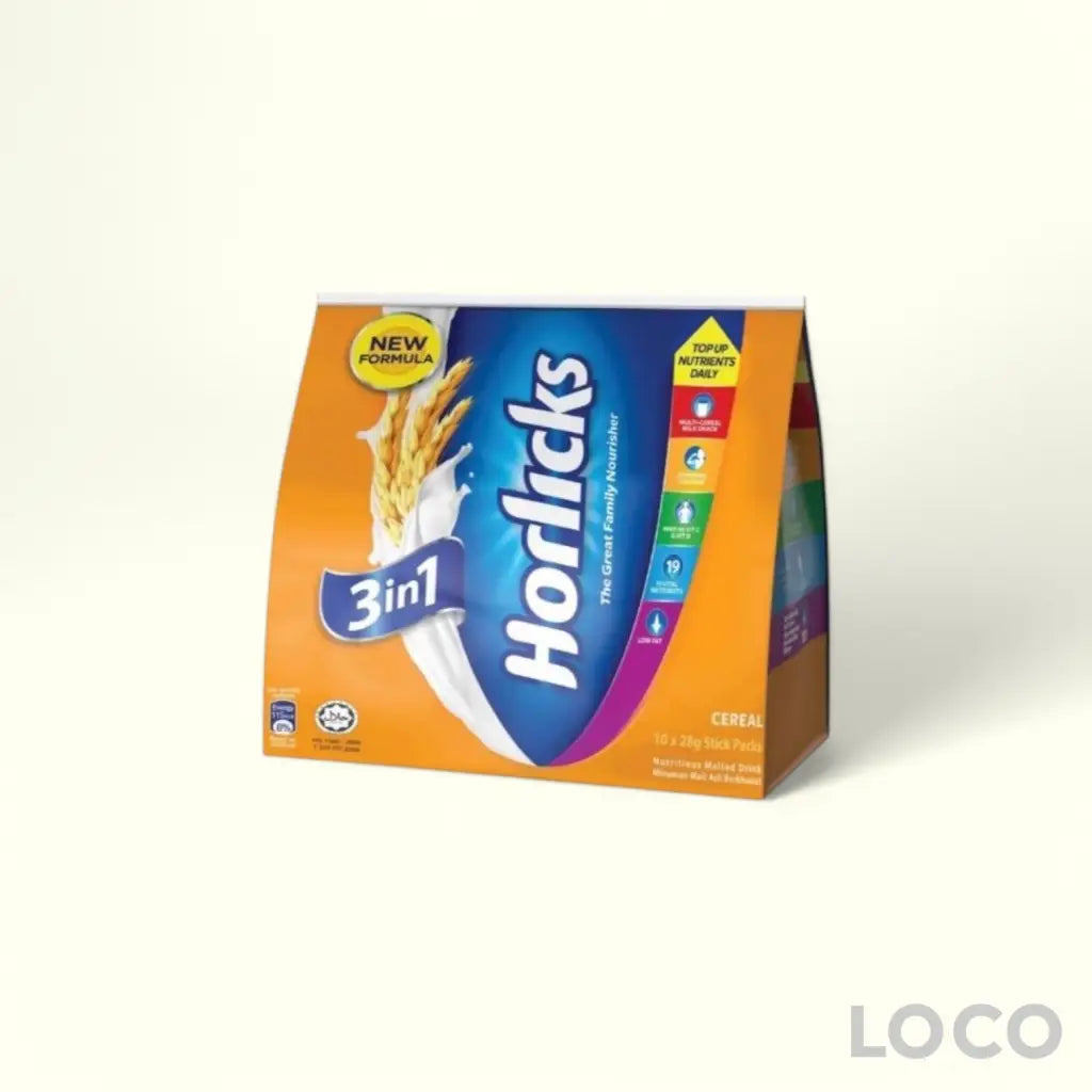 Horlicks 3in1 Powder 10x28g - Cereals (10x32g)