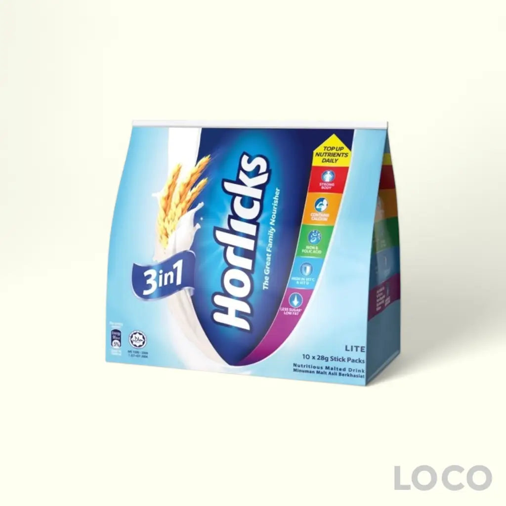 Horlicks 3in1 Powder 10x28g - Lite (10x28g)