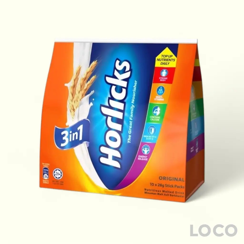 Horlicks 3in1 Powder 10x28g - Original (10x28g)