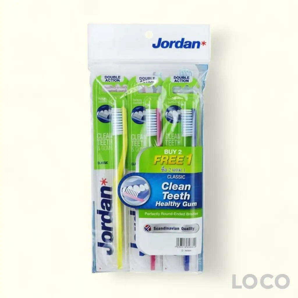 Jordan Classic Toothbrush 2 + 1
