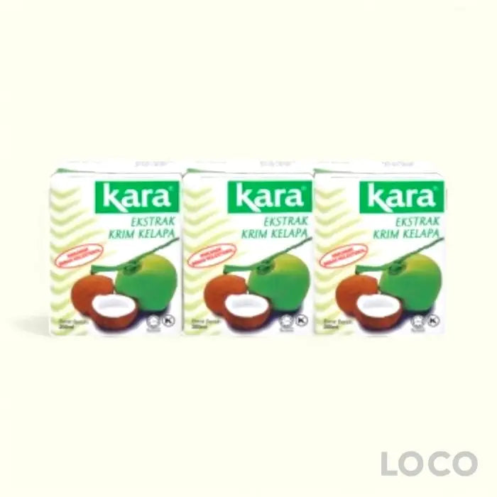 Kara Coconut Cream 3x200ml - Cooking Aids