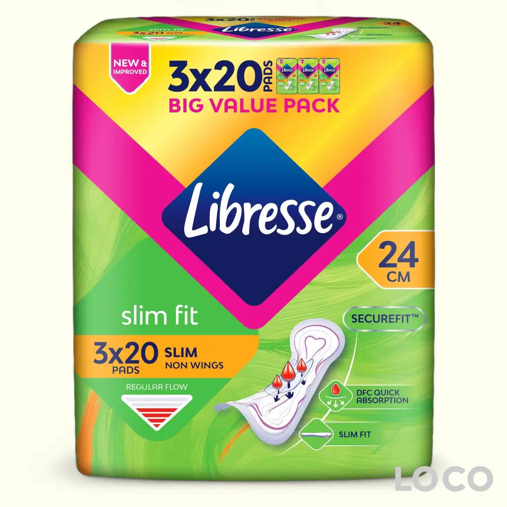 Libresse Unscented Feminine Pads Big Value Pack - SlimNW