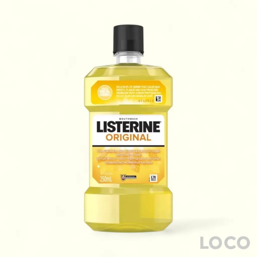 Listerine Mouthwash 250ml Marked Pack RM9.50 - Original
