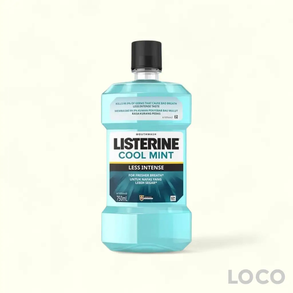 Listerine Mouthwash 750ml - Cool Mint Less Intense Zero