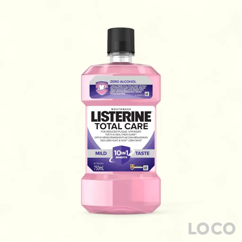 Listerine Mouthwash 750ml - Total Care Zero 750ml
