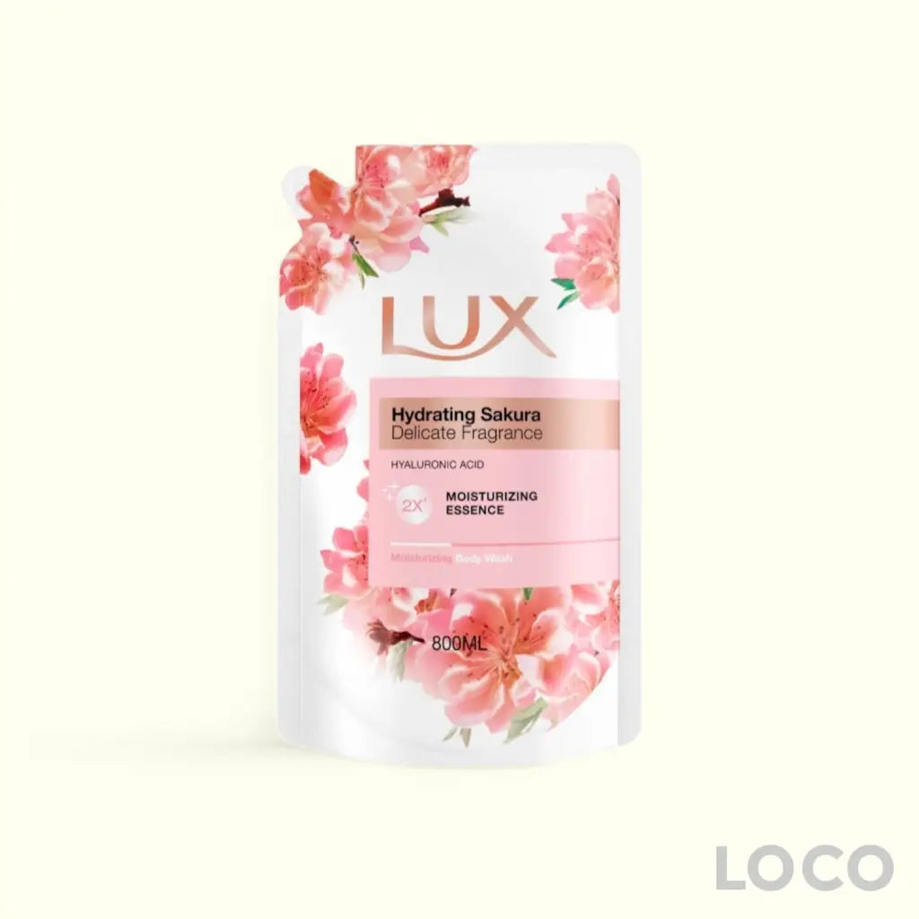 Lux Liquid Body Wash Refill 800ml - Dewy Sakura Glow 800ml
