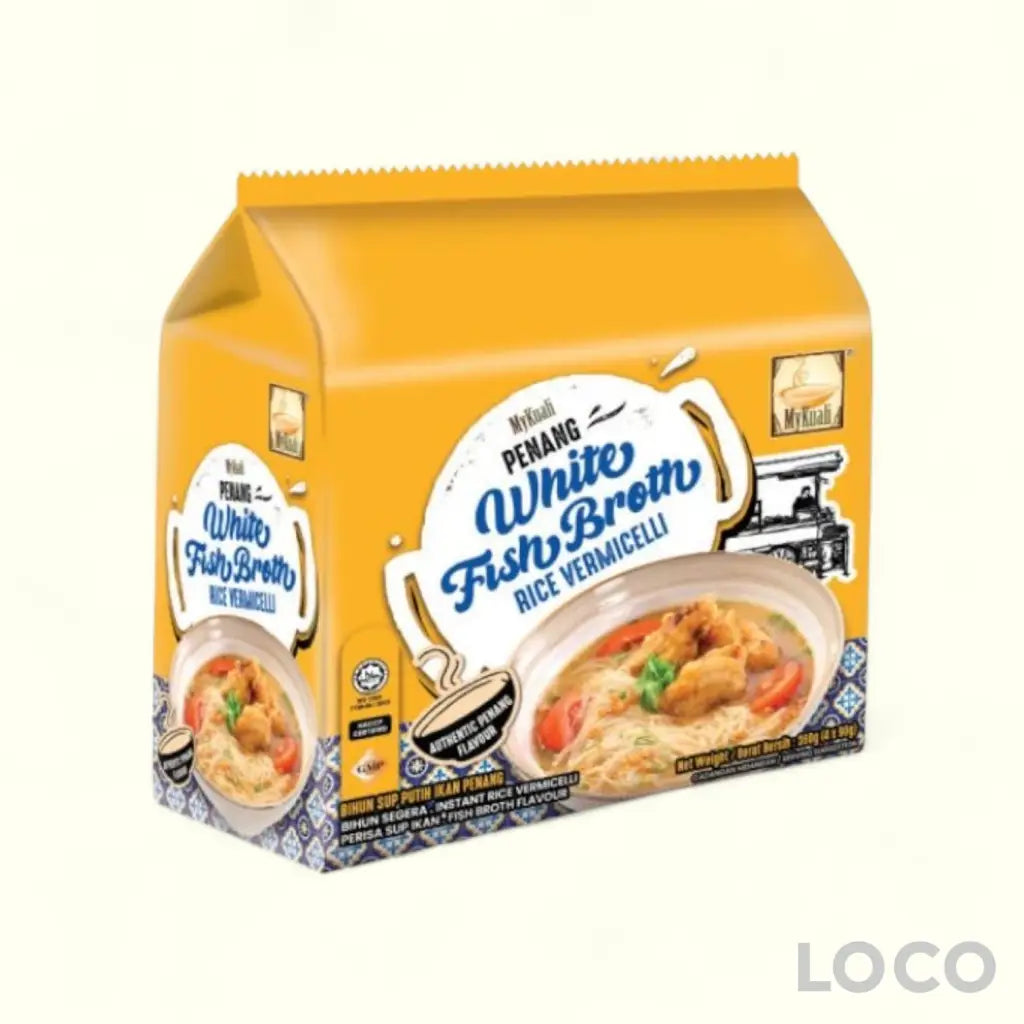 MyKuali Instant Noodle Pack of 4 - Bihun White Fish Broth