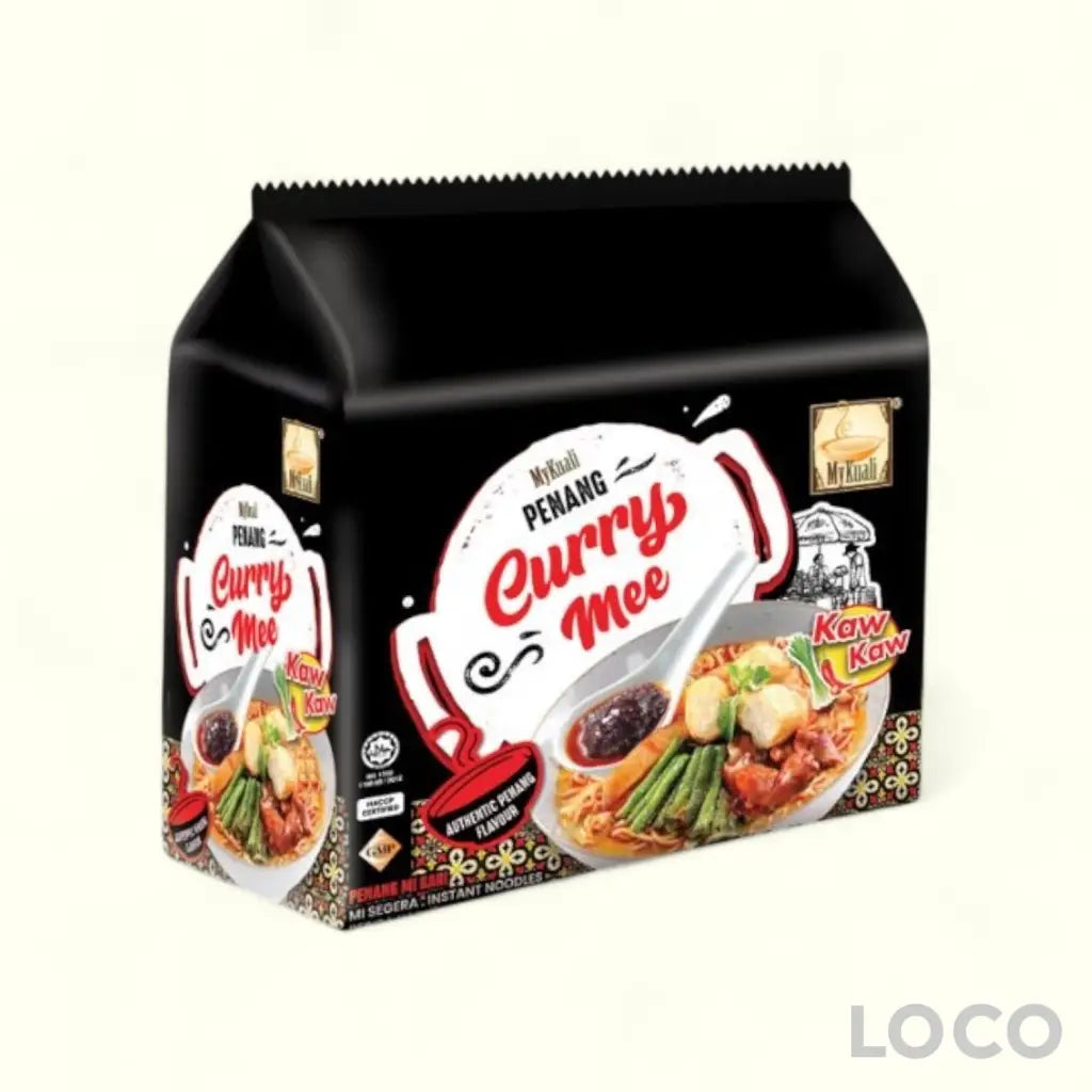 MyKuali Instant Noodle Pack of 4 - Curry Mee Kaw Kaw 110gX4