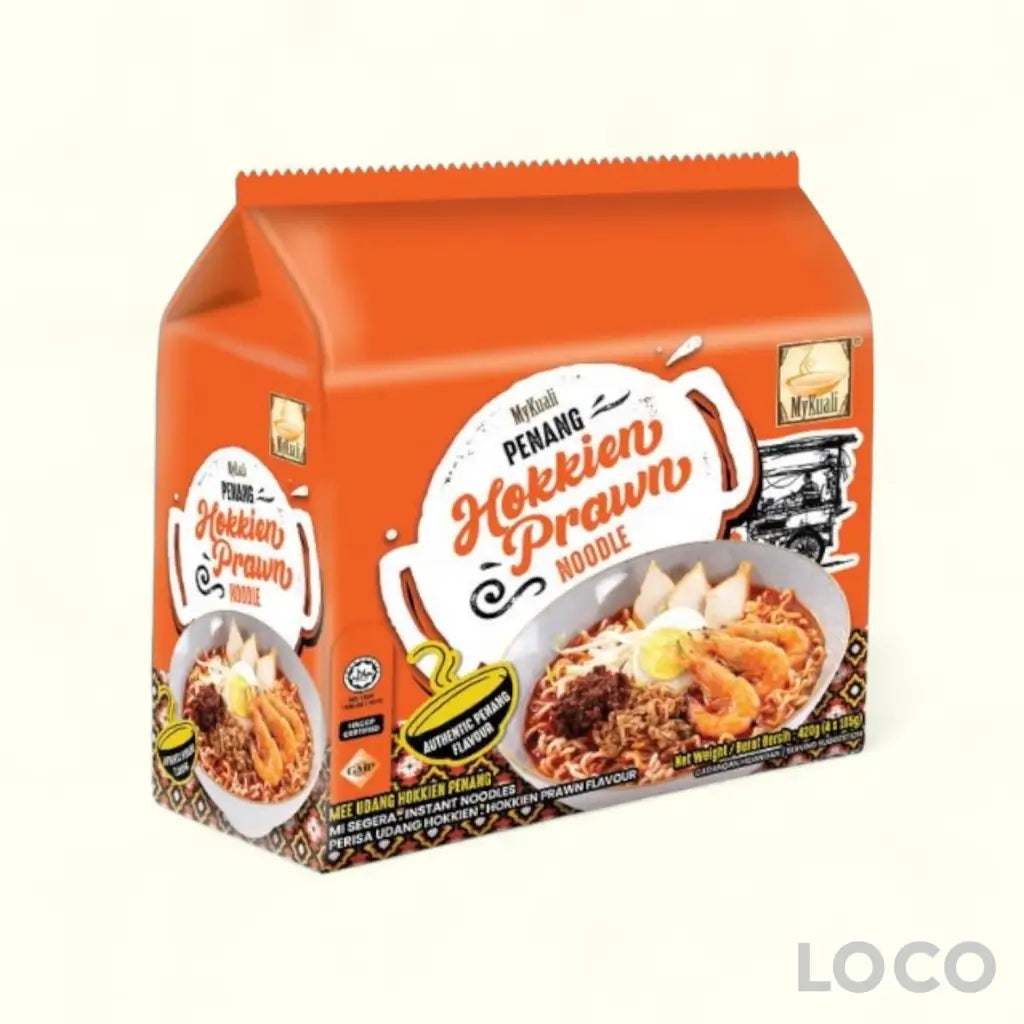 MyKuali Instant Noodle Pack of 4 - Hokkien Prawn 105gx4