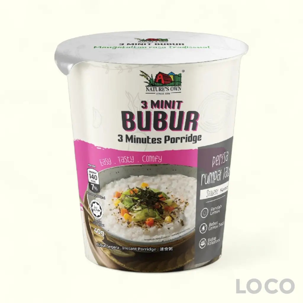 Natures Own Instant Porridge 40g-45g - Seaweed 40g