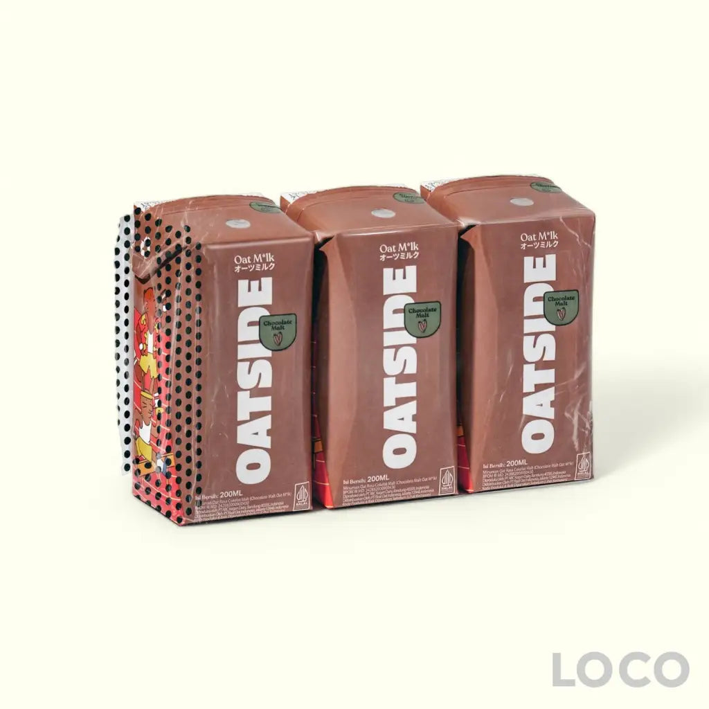 OATSIDE Oat Milk 3x200ML - Chocolate Malt - Non Dairy