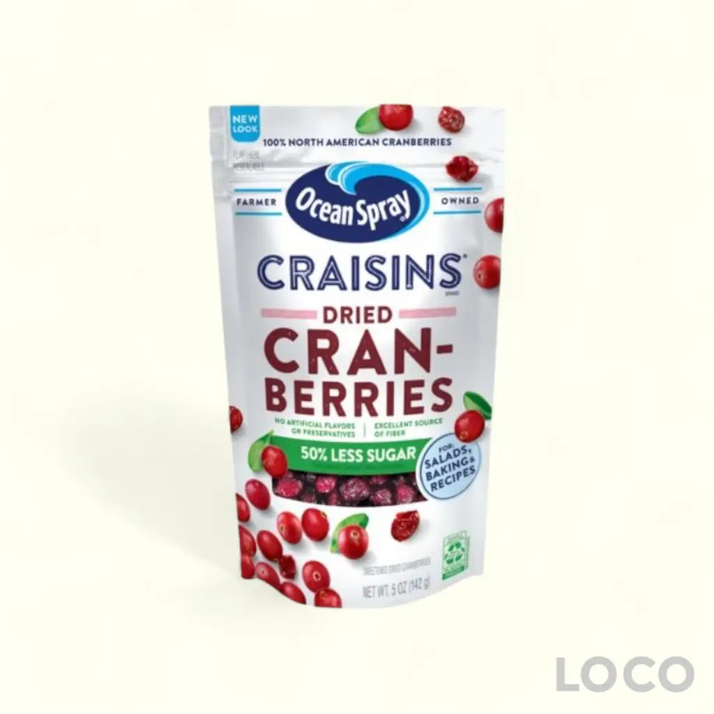 Ocean Spray Craisins 142g - 50% Less Sugar