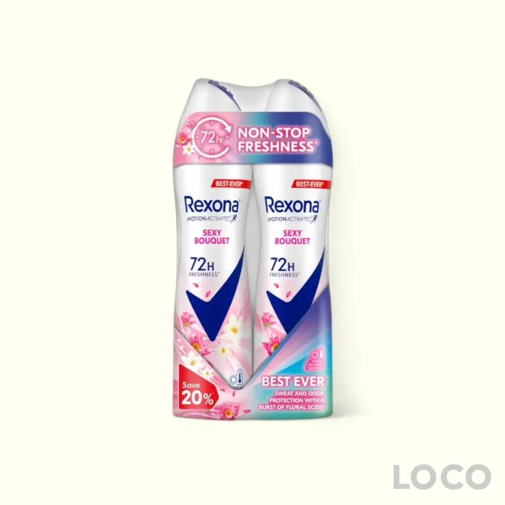 Rexona Women Anti-Perspirant Spray 72H 2x135ml Twin Pack