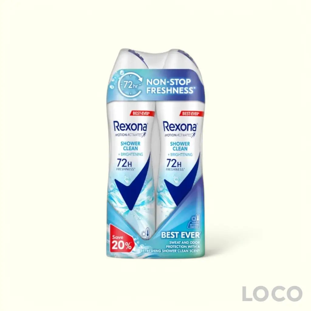 Rexona Women Anti-Perspirant Spray 72H 2x135ml Twin Pack