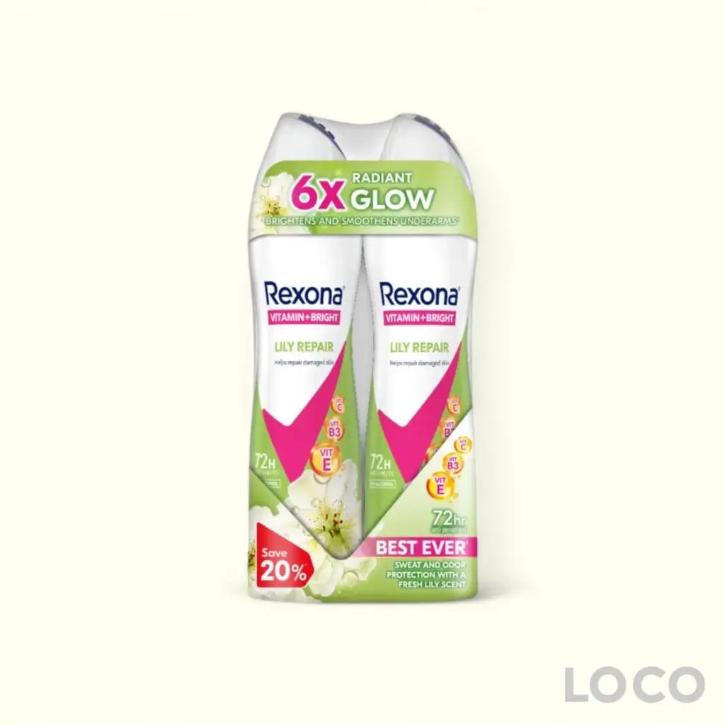 Rexona Women Anti-Perspirant Spray 72H 2x135ml Twin Pack