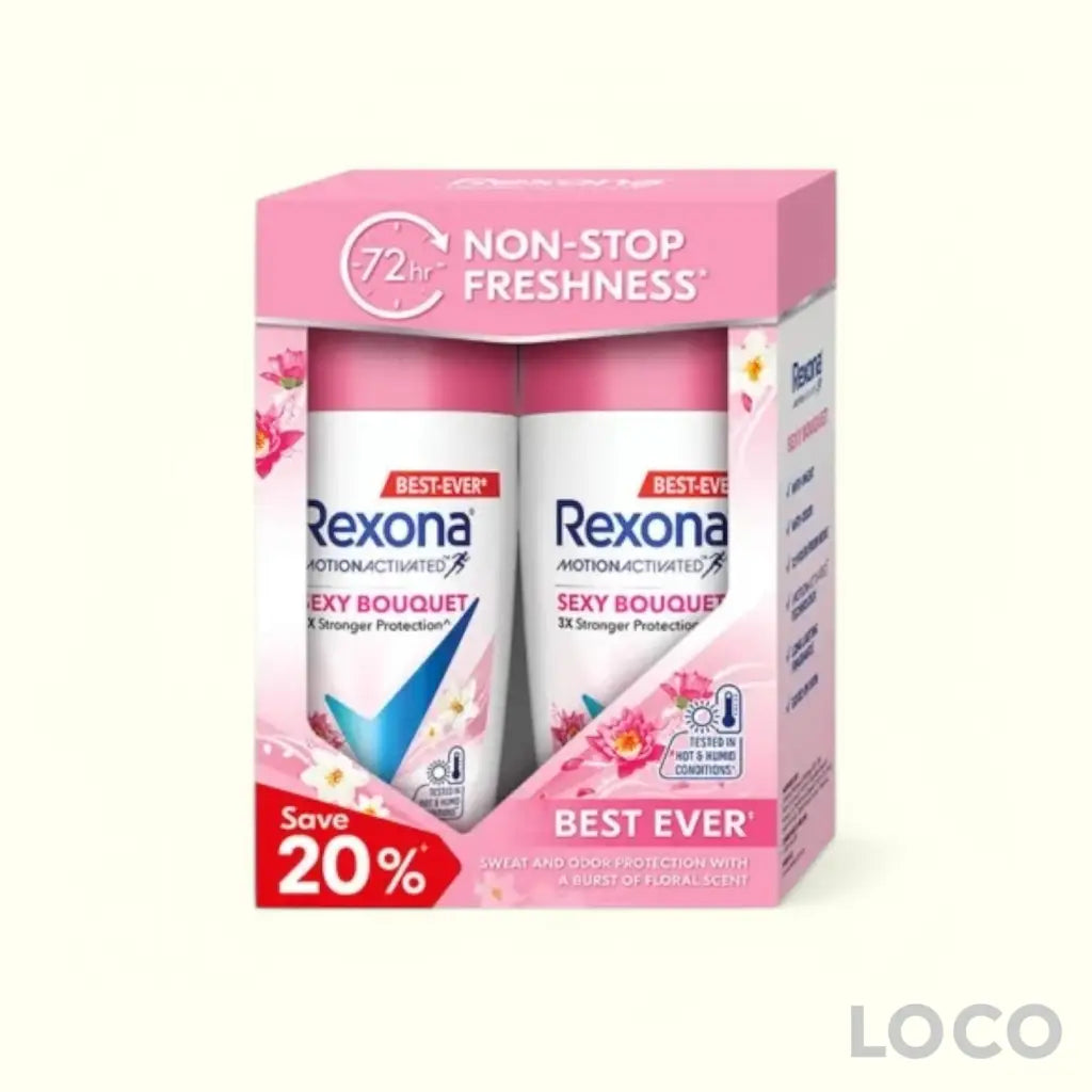 Rexona Women Roll On 72H 2x45ml Twin Pack - Sexy Bouquet