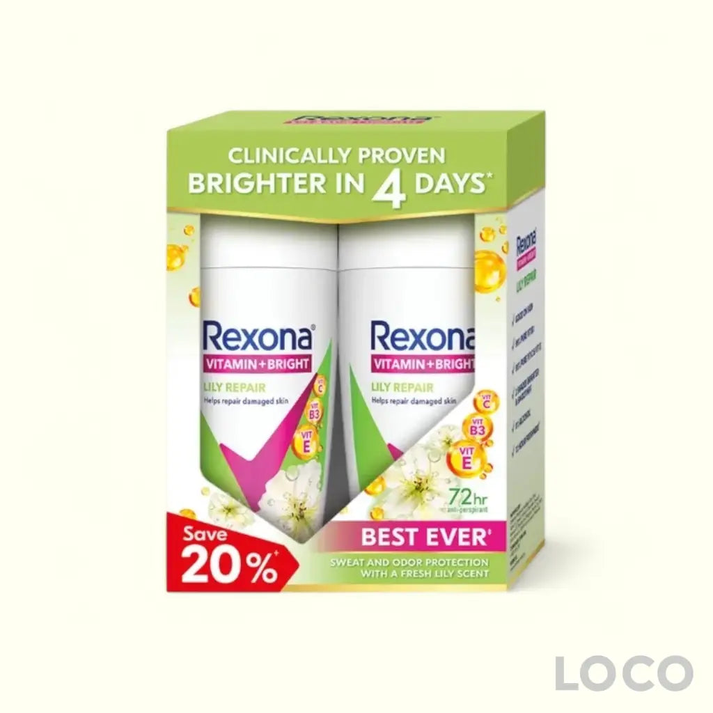 Rexona Women Roll On 72H 2x45ml Twin Pack - Vitamin Bright