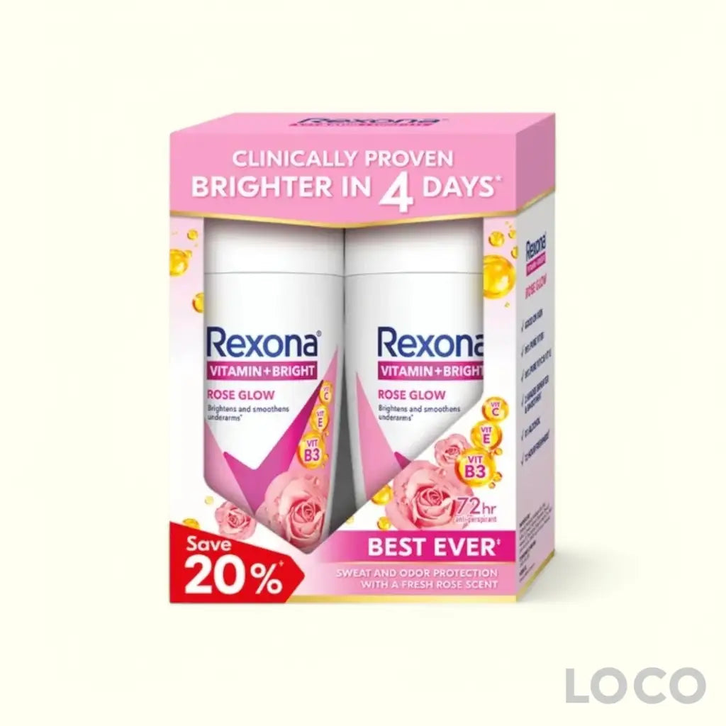 Rexona Women Roll On 72H 2x45ml Twin Pack - Vitamin Bright