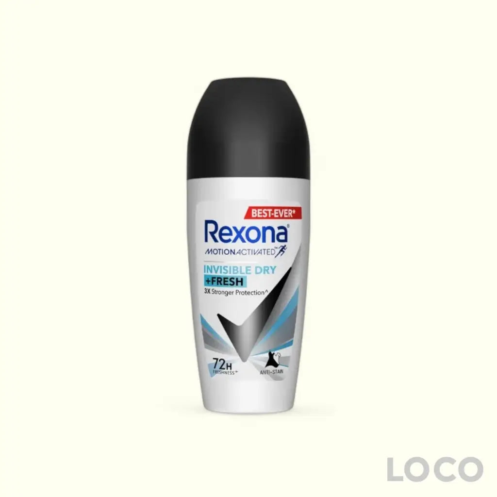 Rexona Women Roll On 72H 45ml - Invisible Dry 45ml