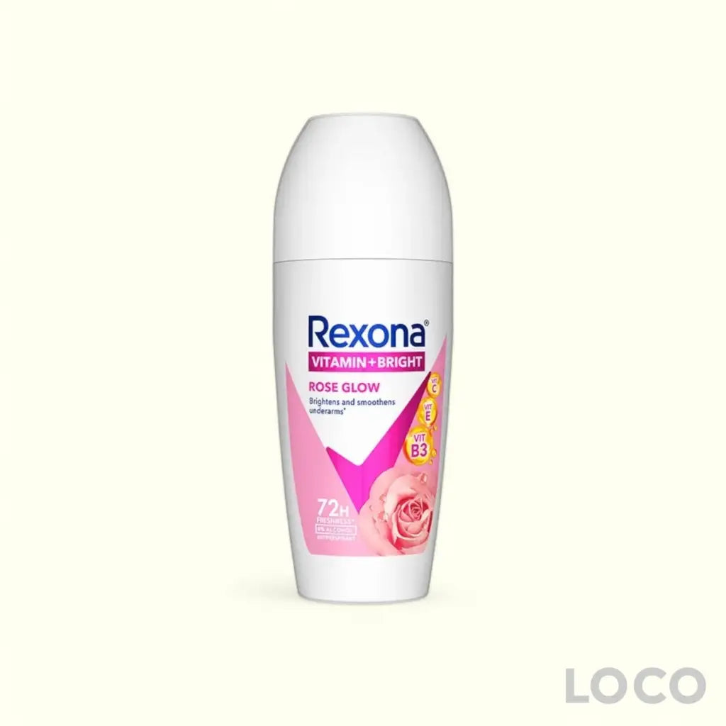 Rexona Women Roll On 72H 45ml - Vitamin Bright Rose 45ml