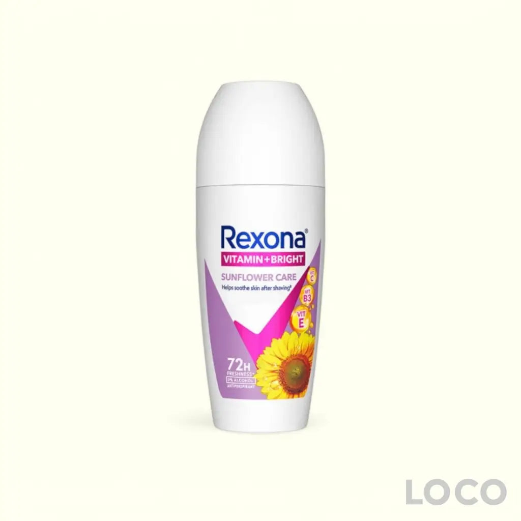 Rexona Women Roll On 72H 45ml - Vitamin Bright Sunflower