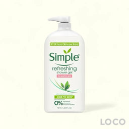 Simple Shower Gel 1L - Refreshing