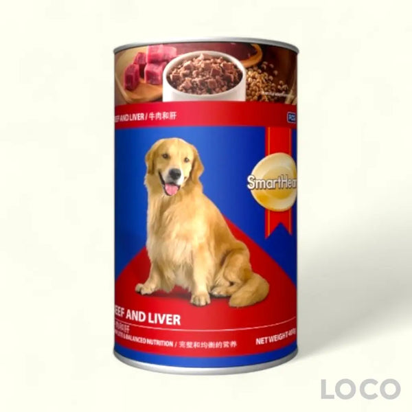 Smart Heart Dog Can 400g - Beef & Liver 400g